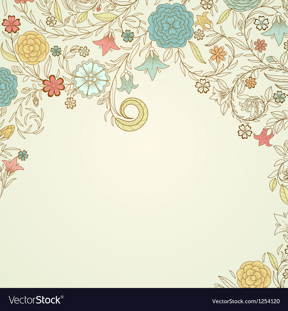 Detail Flower Vintage Background Nomer 19