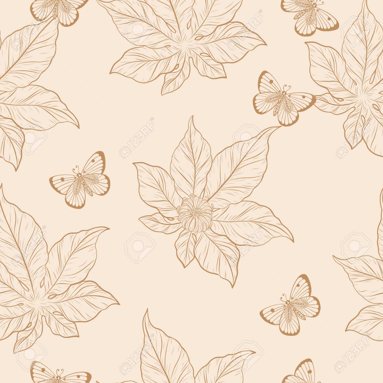 Detail Flower Vintage Background Nomer 26