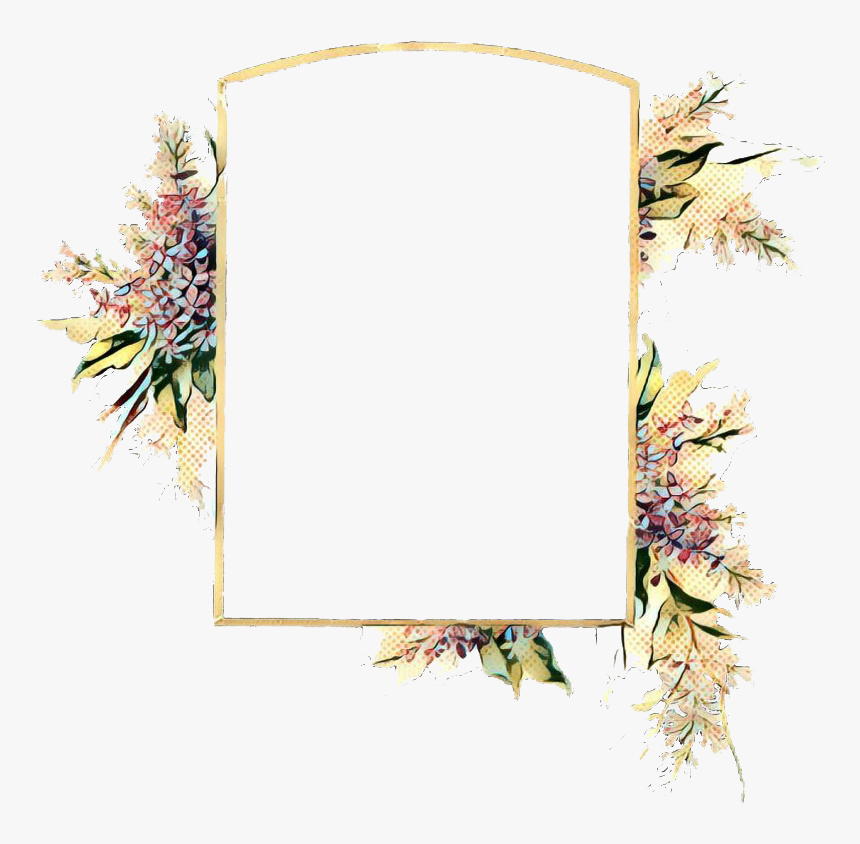 Flower Vintage Frame Png - KibrisPDR