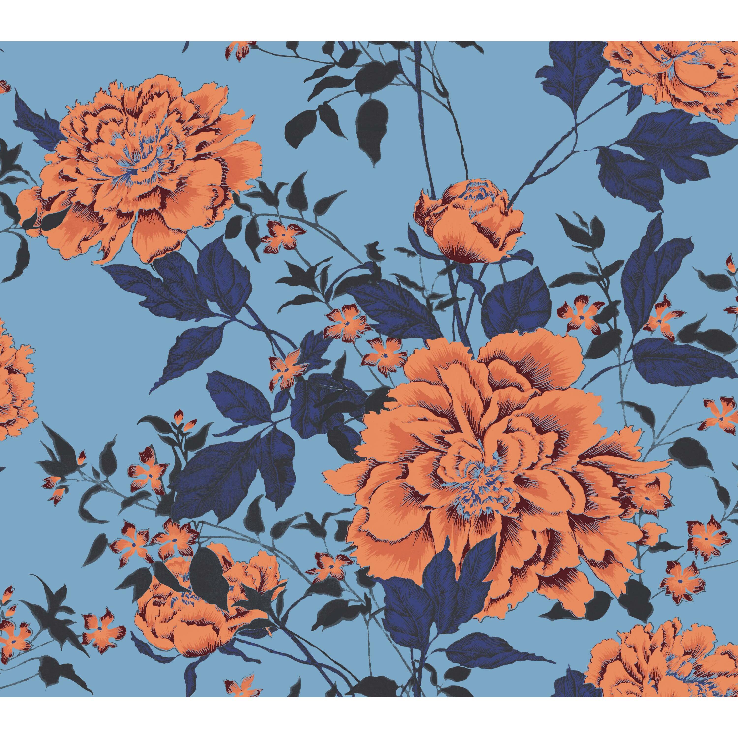 Detail Flower Vintage Wallpaper Nomer 14