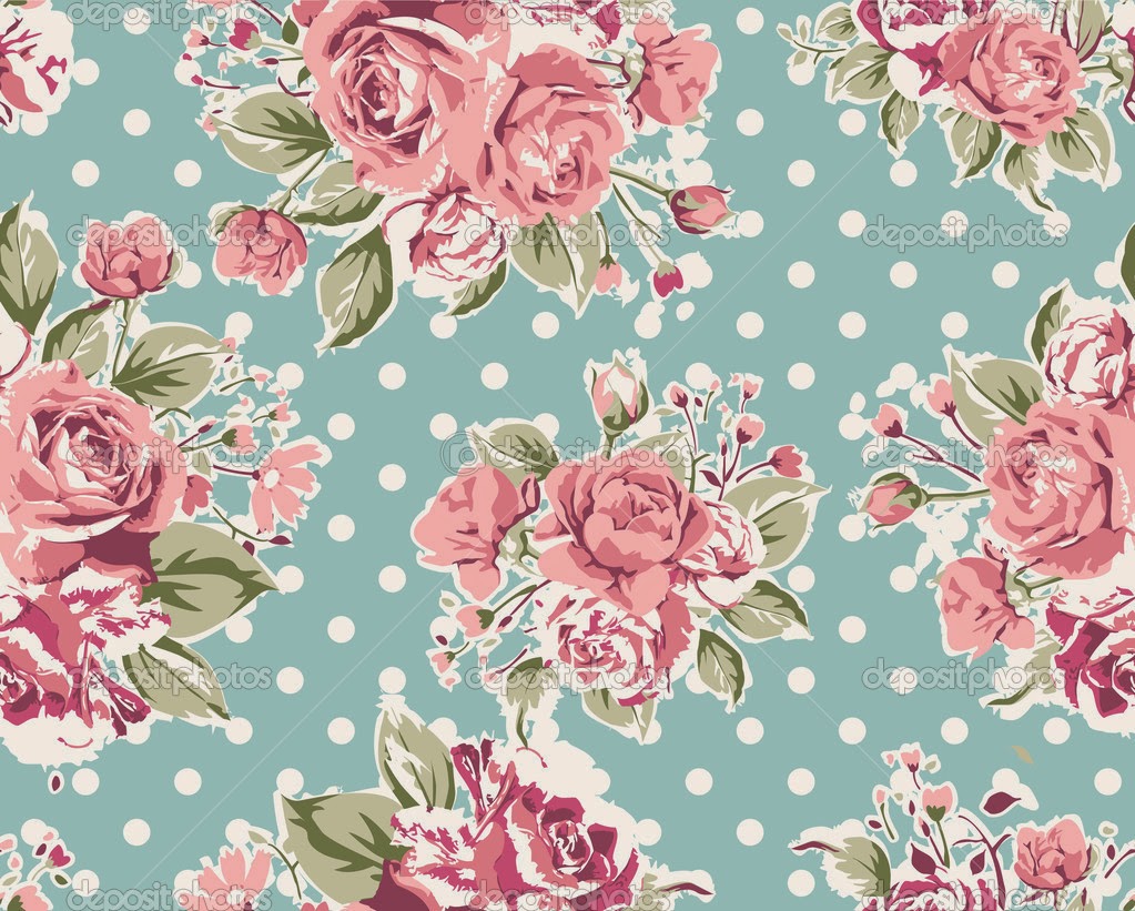 Detail Flower Vintage Wallpaper Nomer 17