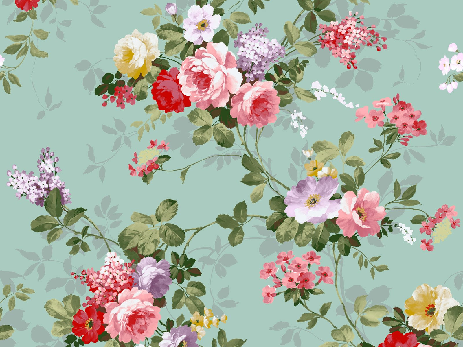 Detail Flower Vintage Wallpaper Hd Nomer 12