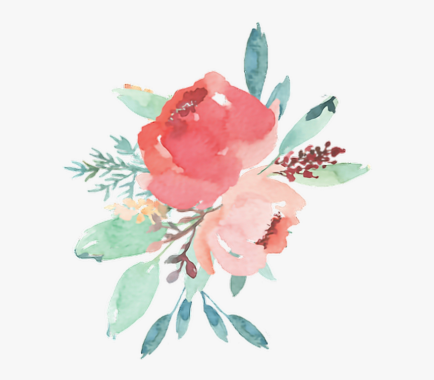 Detail Flower Water Color Png Nomer 19