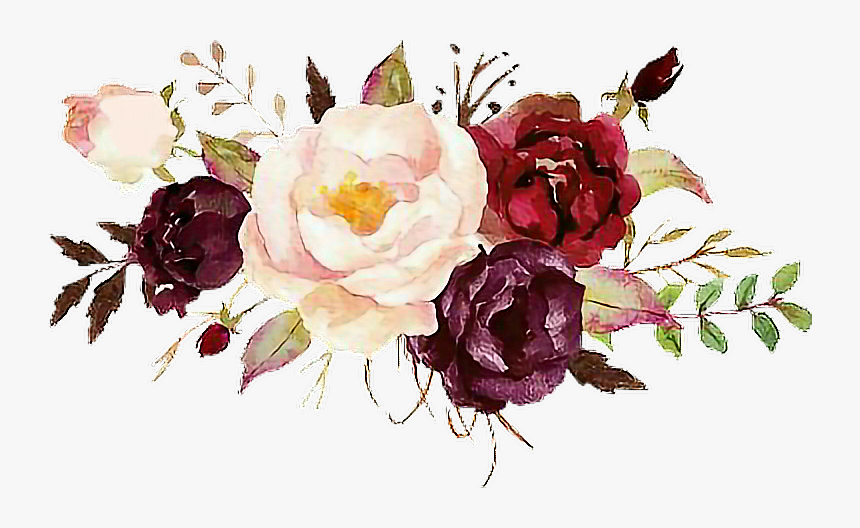 Detail Flower Water Color Png Nomer 43