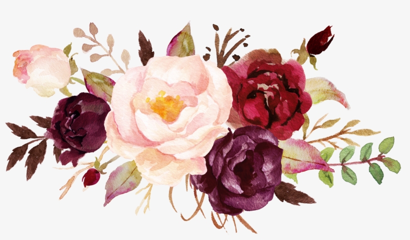 Detail Flower Watercolor Png Nomer 10