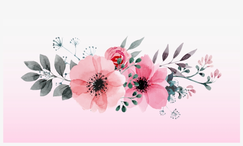 Detail Flower Watercolor Png Nomer 20