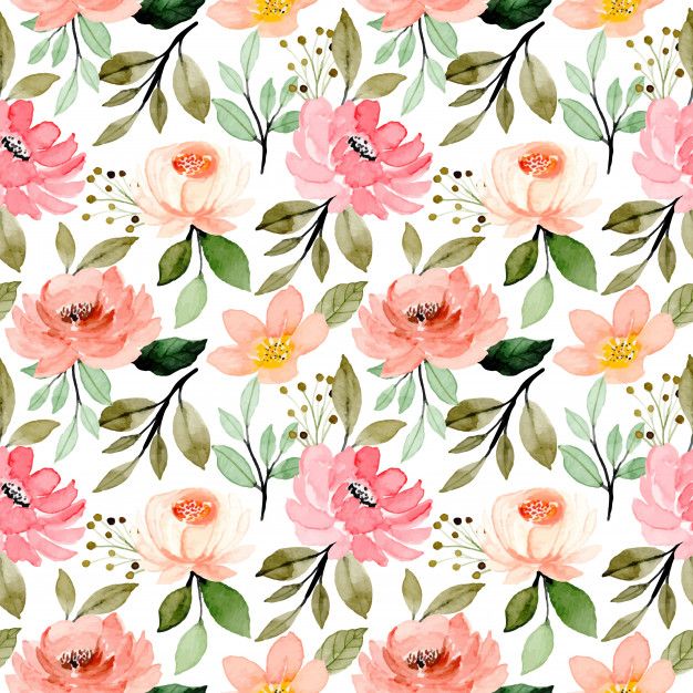 Detail Flower Watercolor Wallpaper Nomer 17