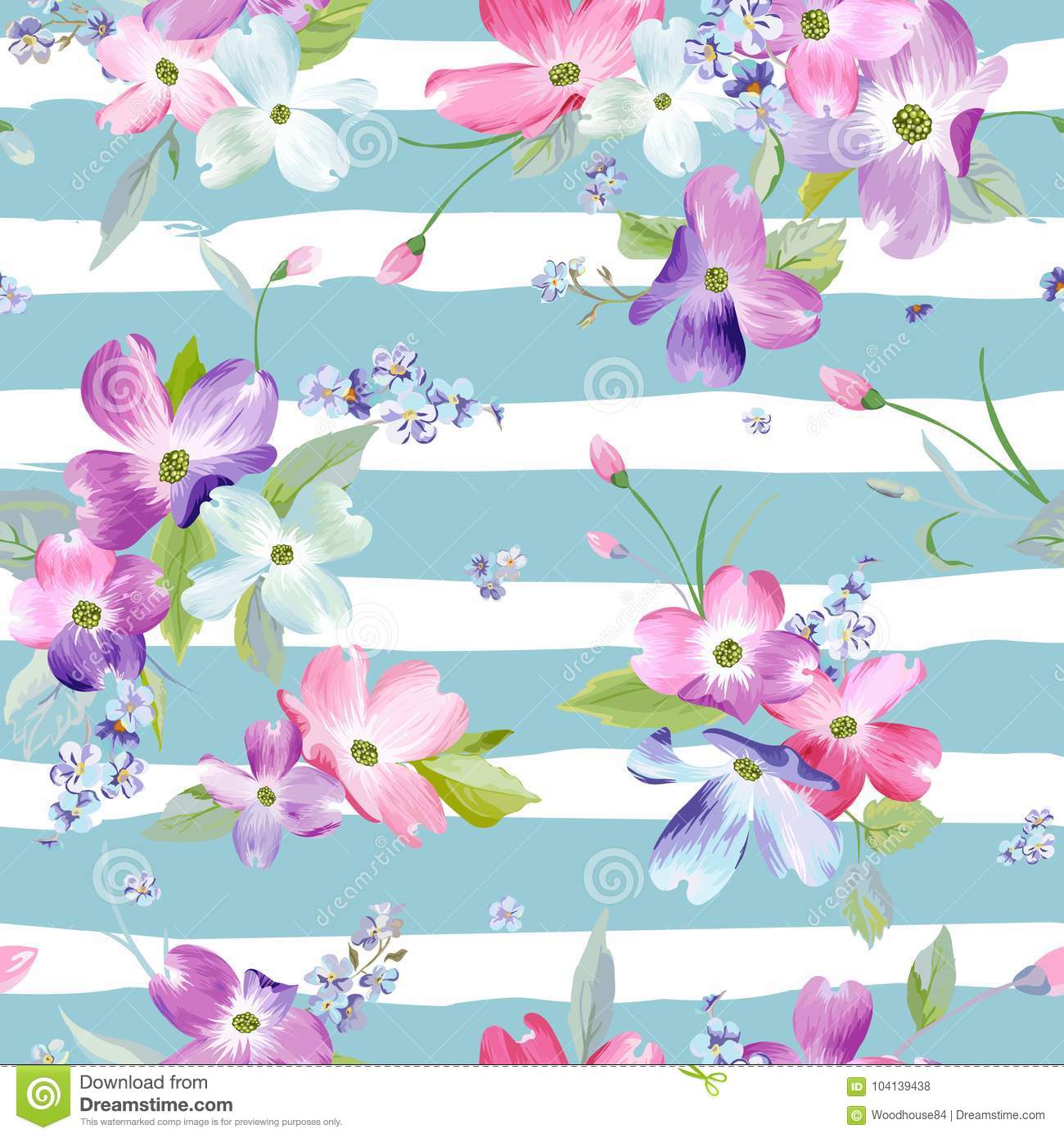 Detail Flower Watercolor Wallpaper Nomer 33