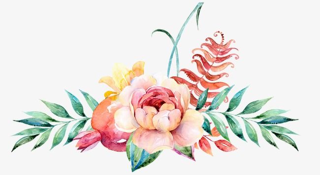 Detail Flower Watercolour Png Nomer 16