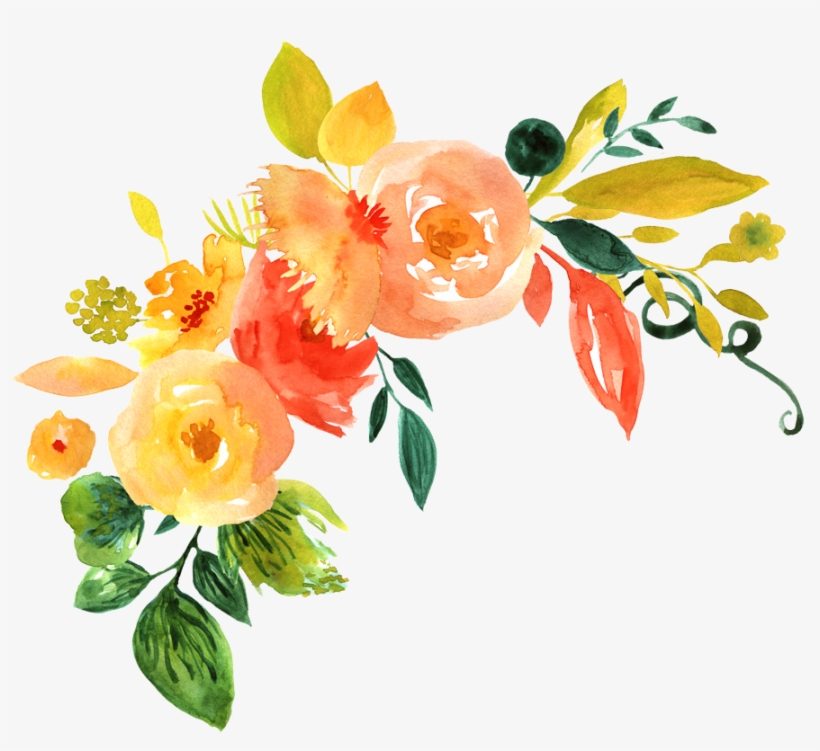 Detail Flower Watercolour Png Nomer 26