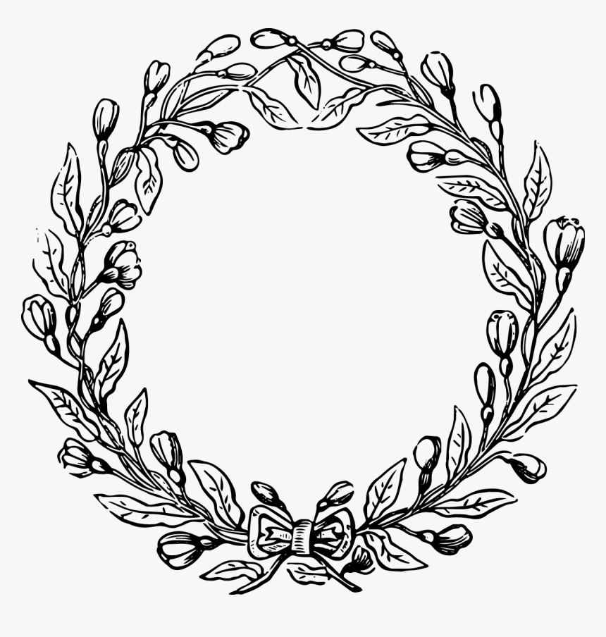 Detail Flower Wreath Vector Png Nomer 27