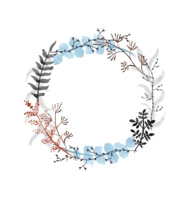 Detail Flower Wreath Vector Png Nomer 31