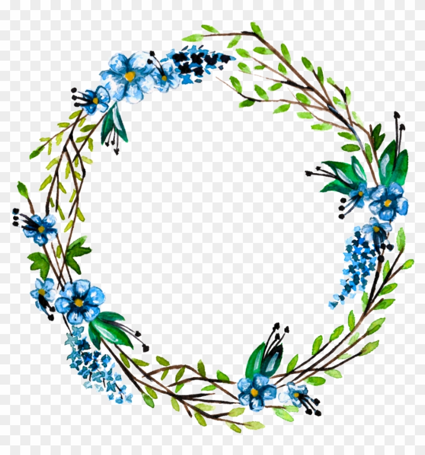 Detail Flower Wreath Vector Png Nomer 34