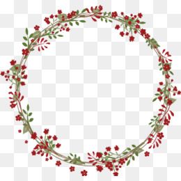 Detail Flower Wreath Vector Png Nomer 40