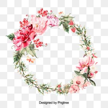 Detail Flower Wreath Vector Png Nomer 47