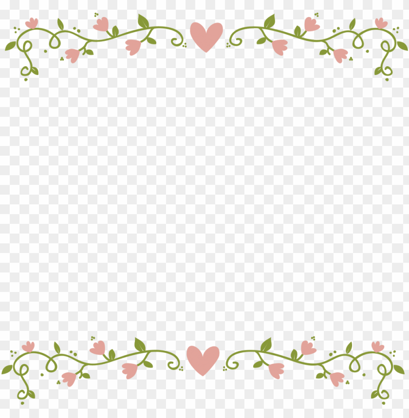 Detail Flowers Border Transparent Nomer 19