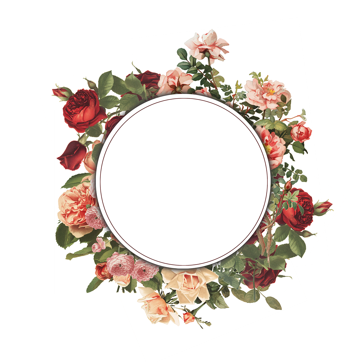 Detail Flowers Frame Nomer 19