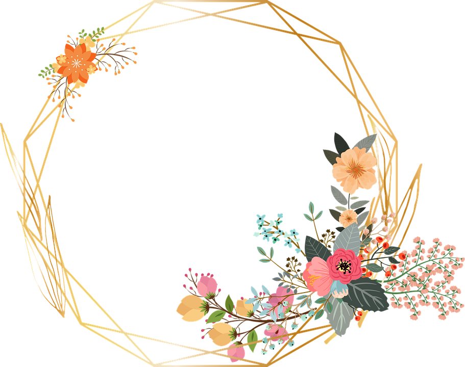 Detail Flowers Frame Nomer 24