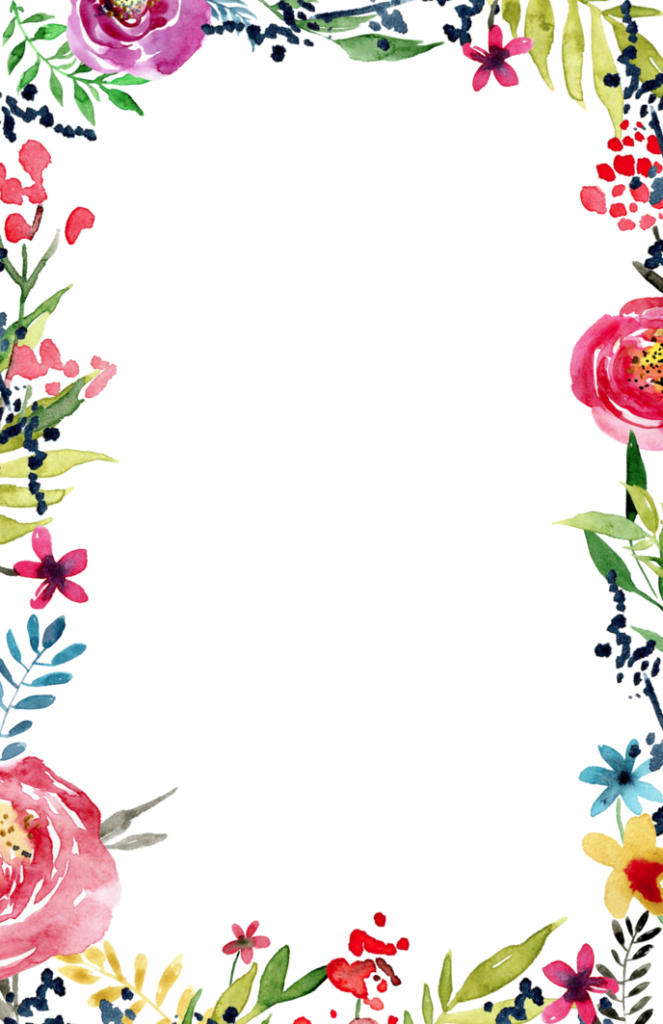 Detail Flowers Frame Nomer 35