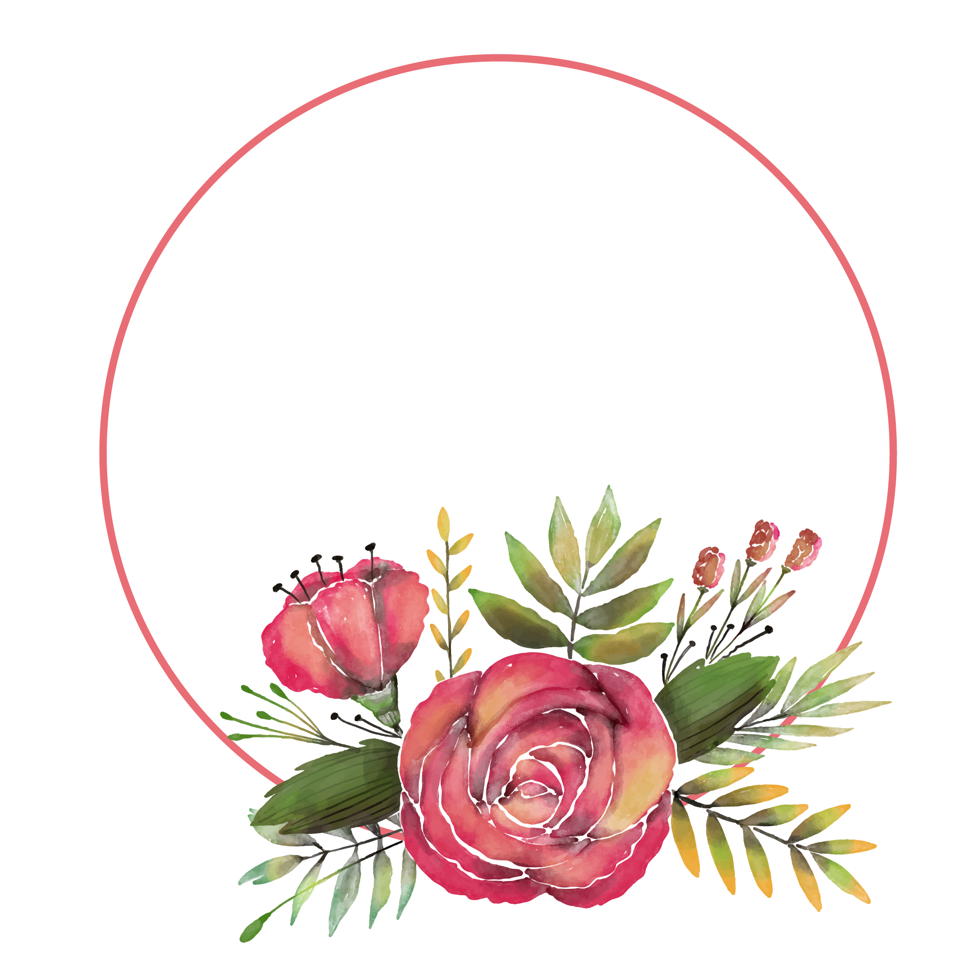 Detail Flowers Frame Nomer 46