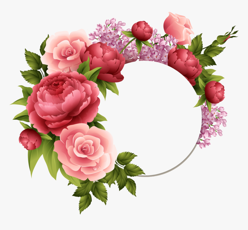 Detail Flowers Frame Nomer 53