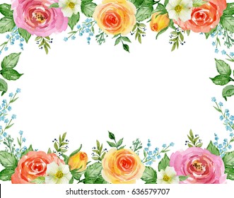 Detail Flowers Frame Images Nomer 12