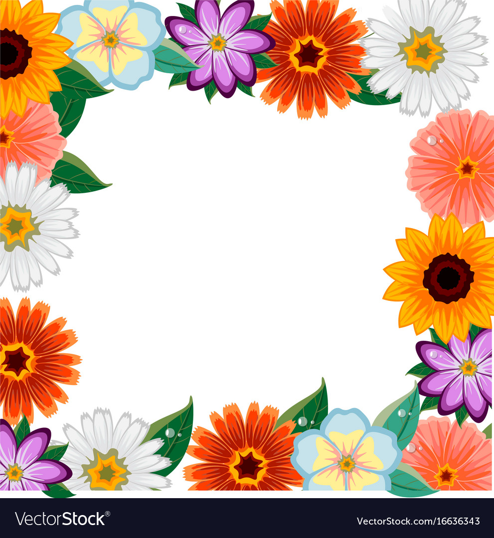 Detail Flowers Frame Images Nomer 5