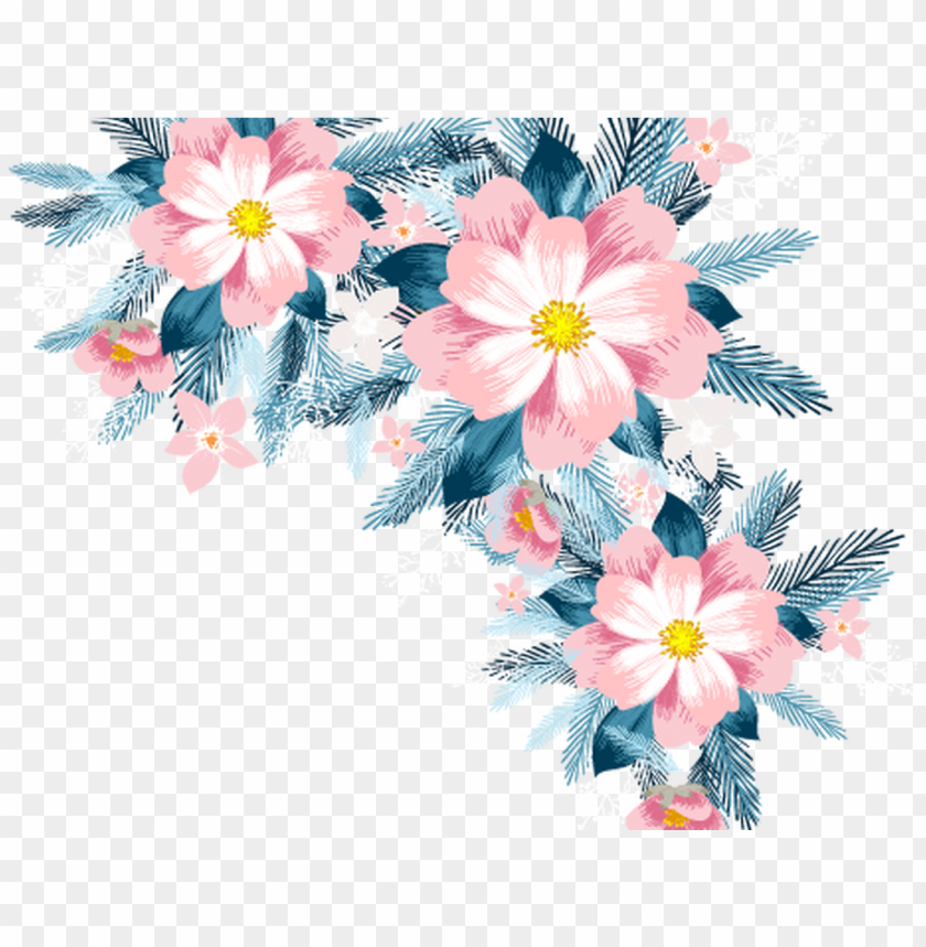 Detail Flowers Png Vector Nomer 3