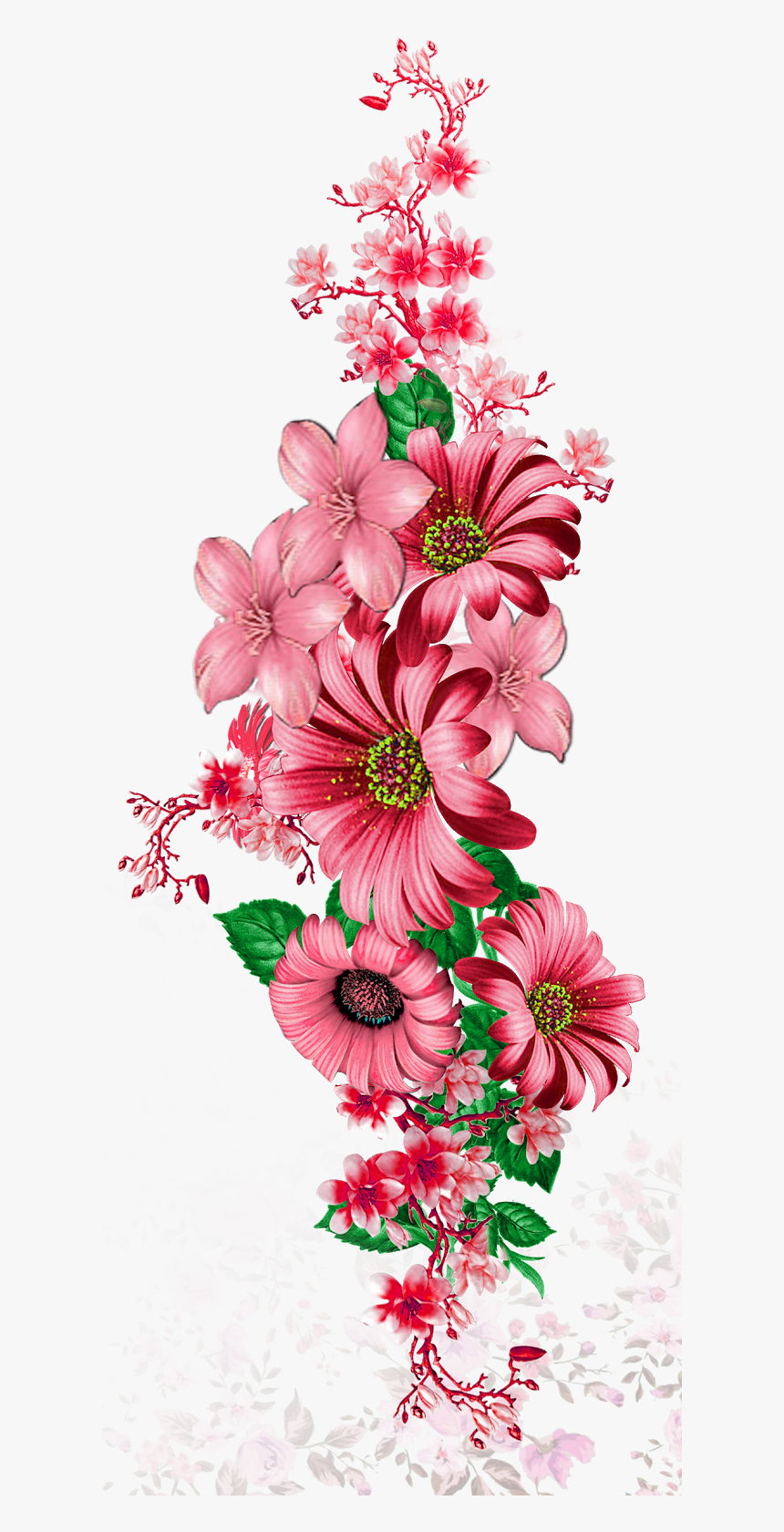 Detail Flowers Png Vector Nomer 7