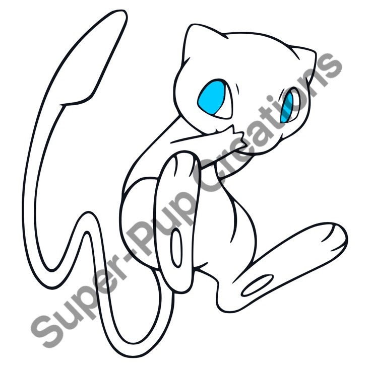 Detail Mew Sketch Nomer 14