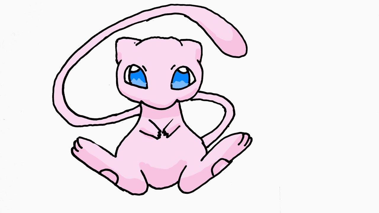 Detail Mew Sketch Nomer 15