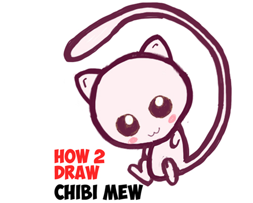 Detail Mew Sketch Nomer 4