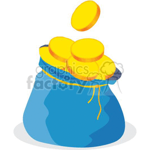 Detail Bag Of Coins Clipart Nomer 39