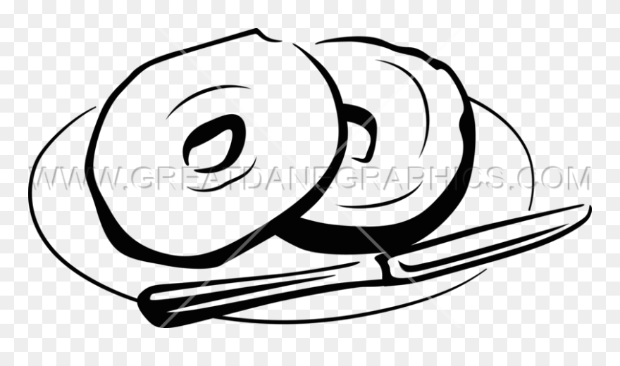 Detail Bagel Clipart Black And White Nomer 16