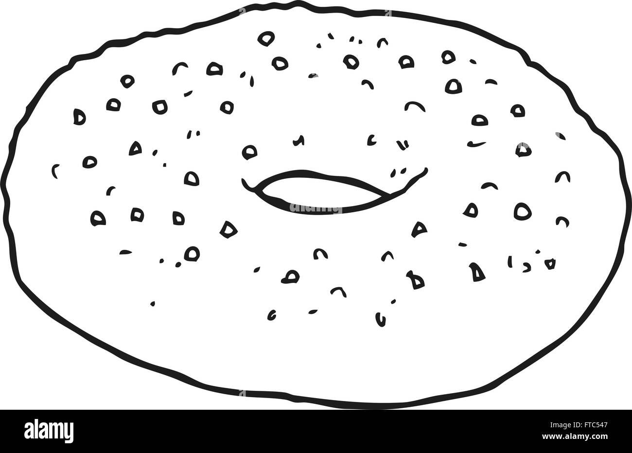 Detail Bagel Clipart Black And White Nomer 19