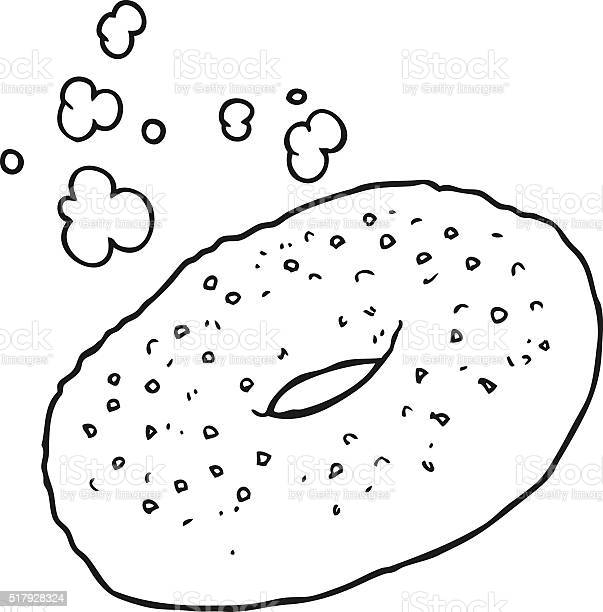 Detail Bagel Clipart Black And White Nomer 22
