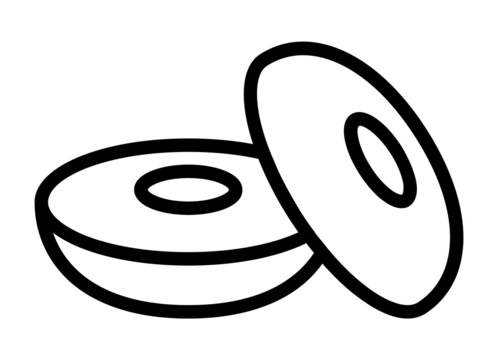 Detail Bagel Clipart Black And White Nomer 32