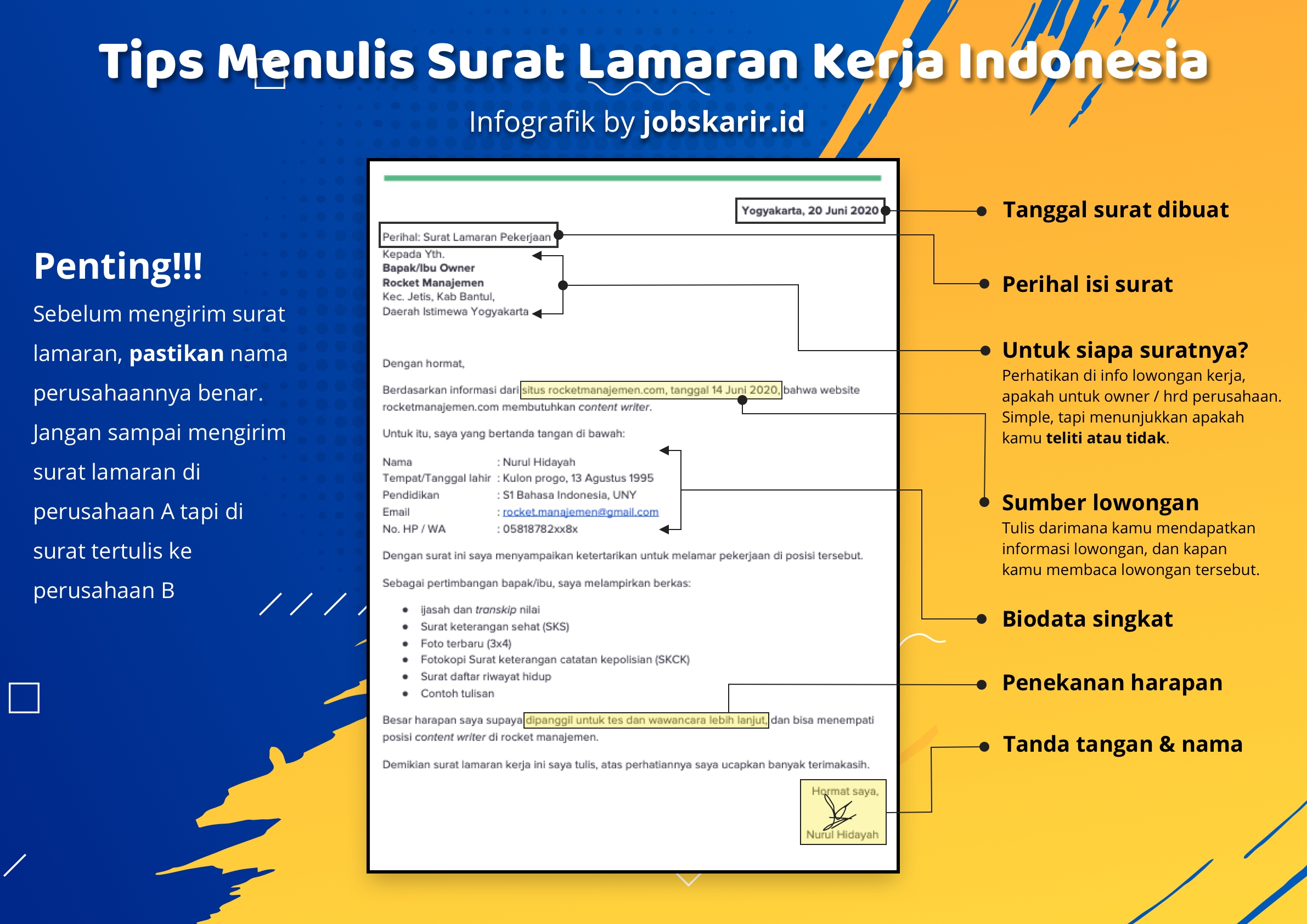 Detail Bagian Bagian Surat Lamaran Pekerjaan Nomer 41