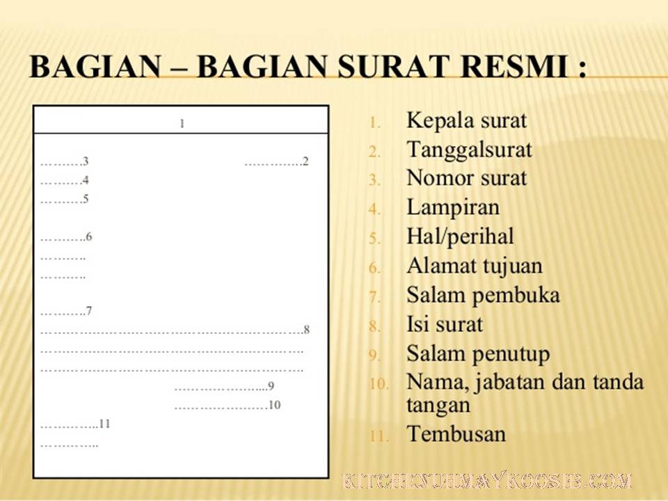 Detail Bagian Bagian Surat Niaga Nomer 7