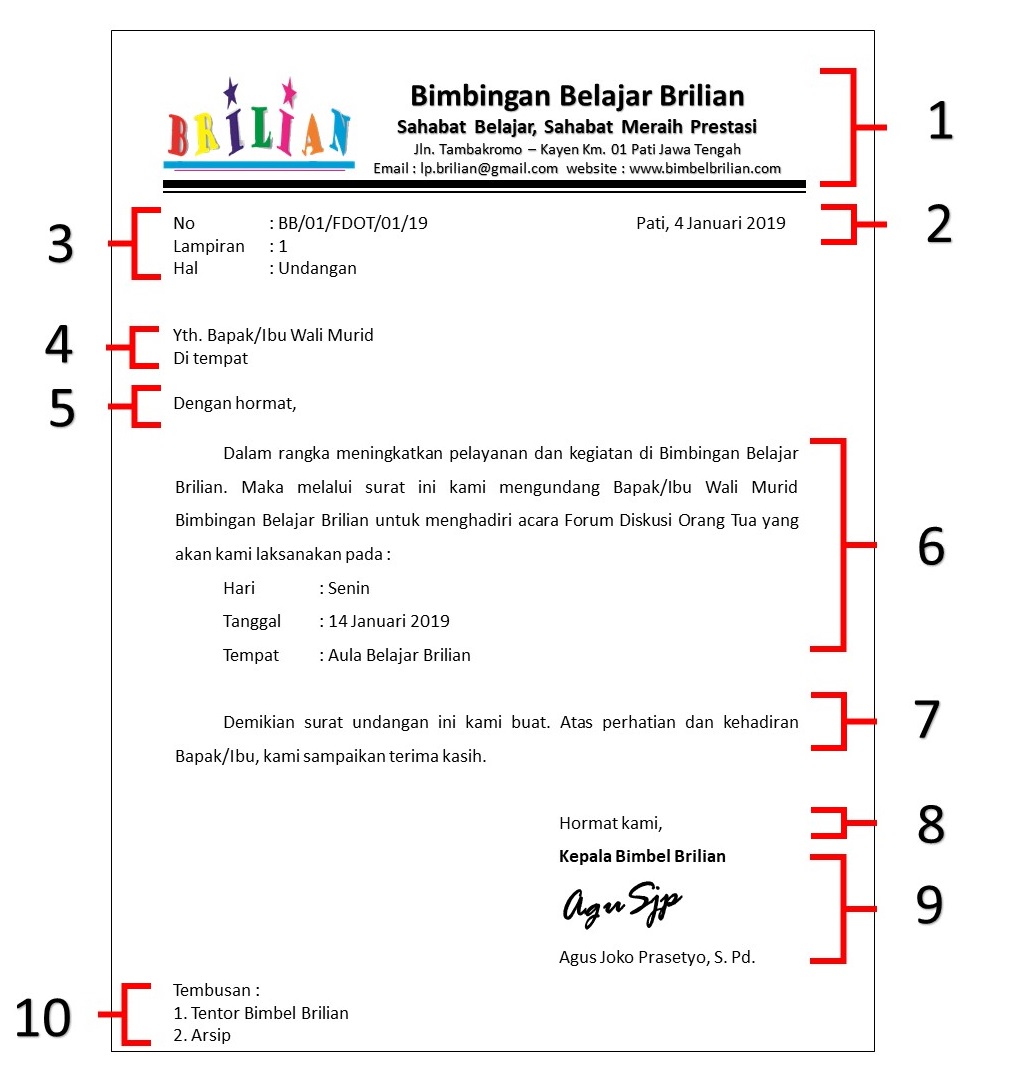 Detail Bagian Bagian Undangan Nomer 17