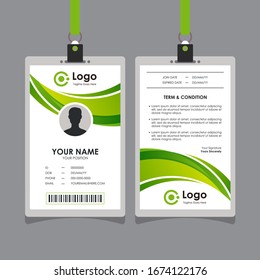 Detail Baground Id Card Hijau Nomer 35