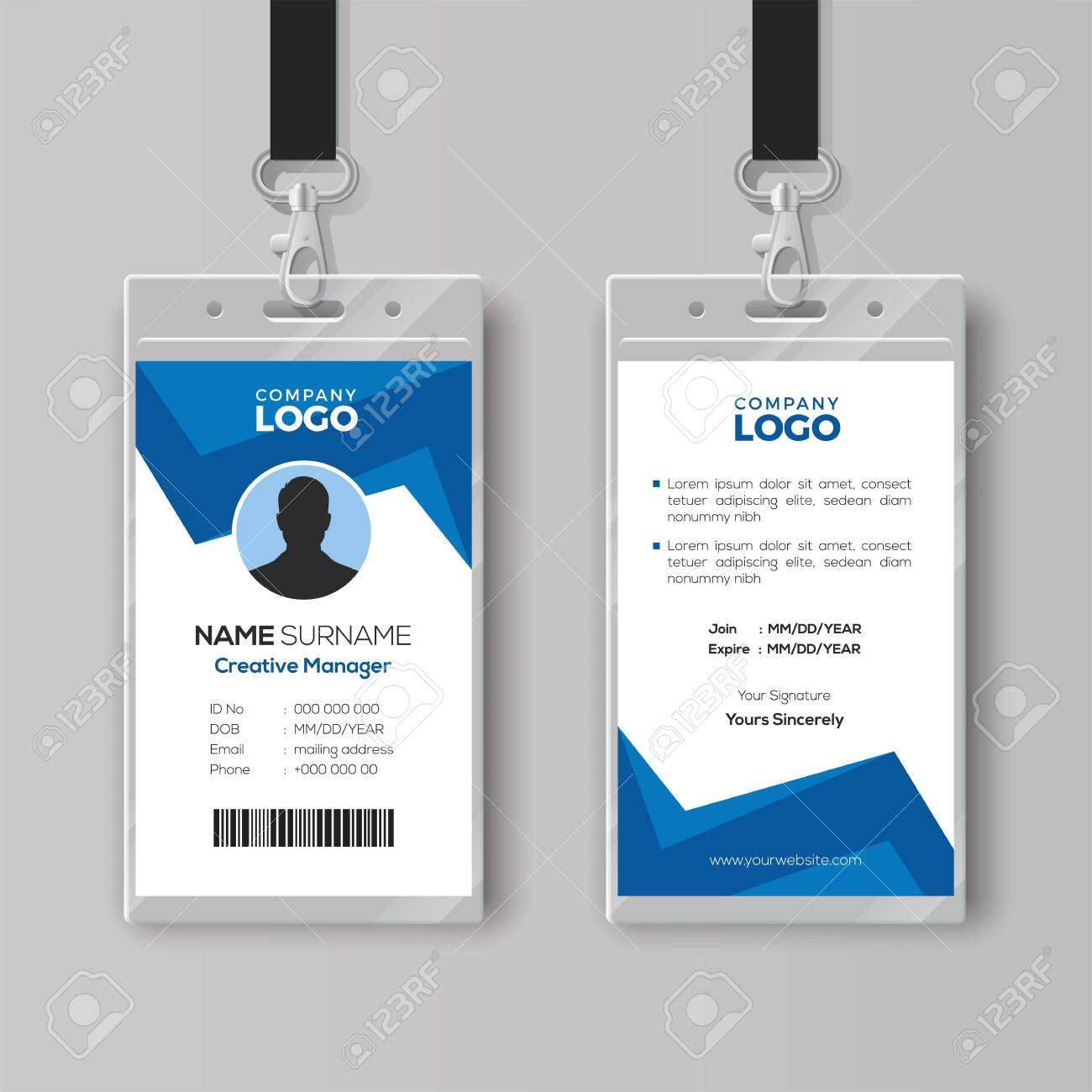 Detail Baground Id Card Keren Nomer 26