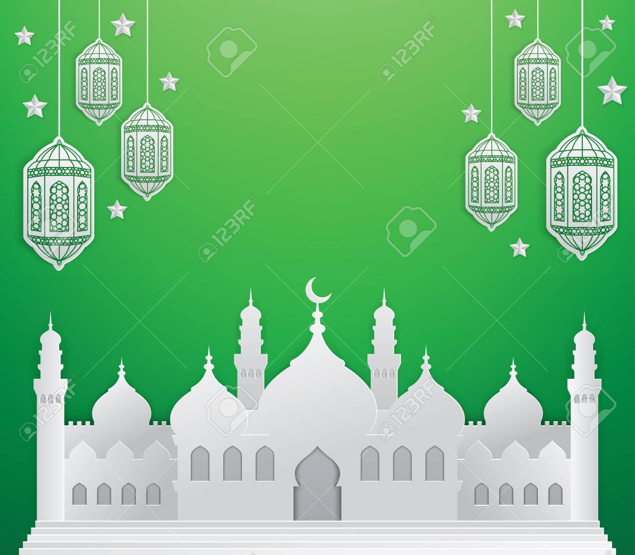 Detail Baground Ramadhan Hijau Nomer 9