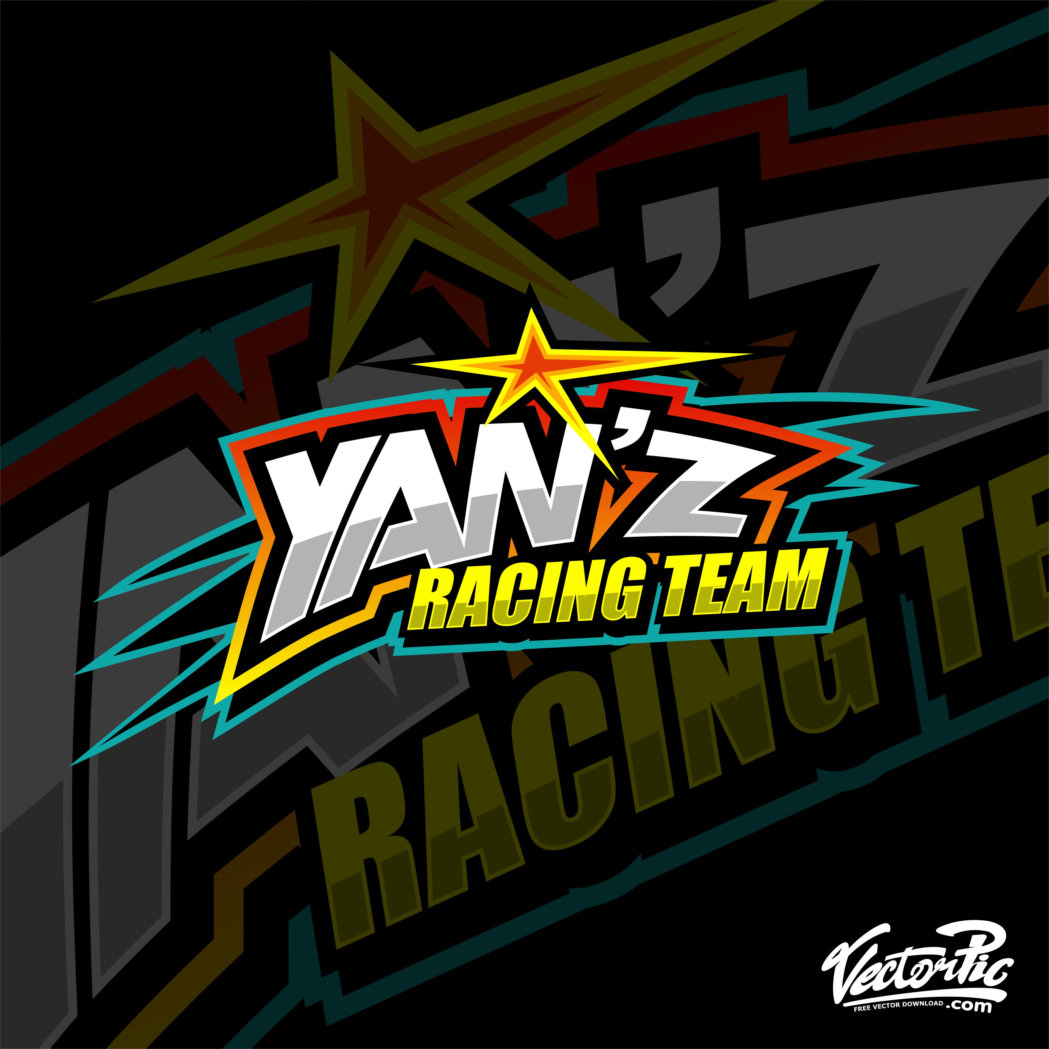Detail Baground Stiker Racing Nomer 32