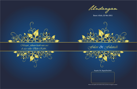 Detail Baground Undangan Pernikahan Biru Nomer 16