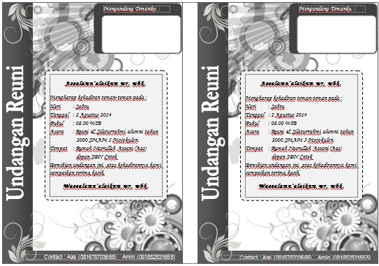 Detail Baground Undangan Reuni Nomer 19