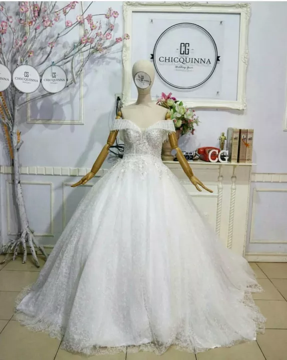 Detail Bahan Gaun Pengantin Yang Bagus Nomer 26