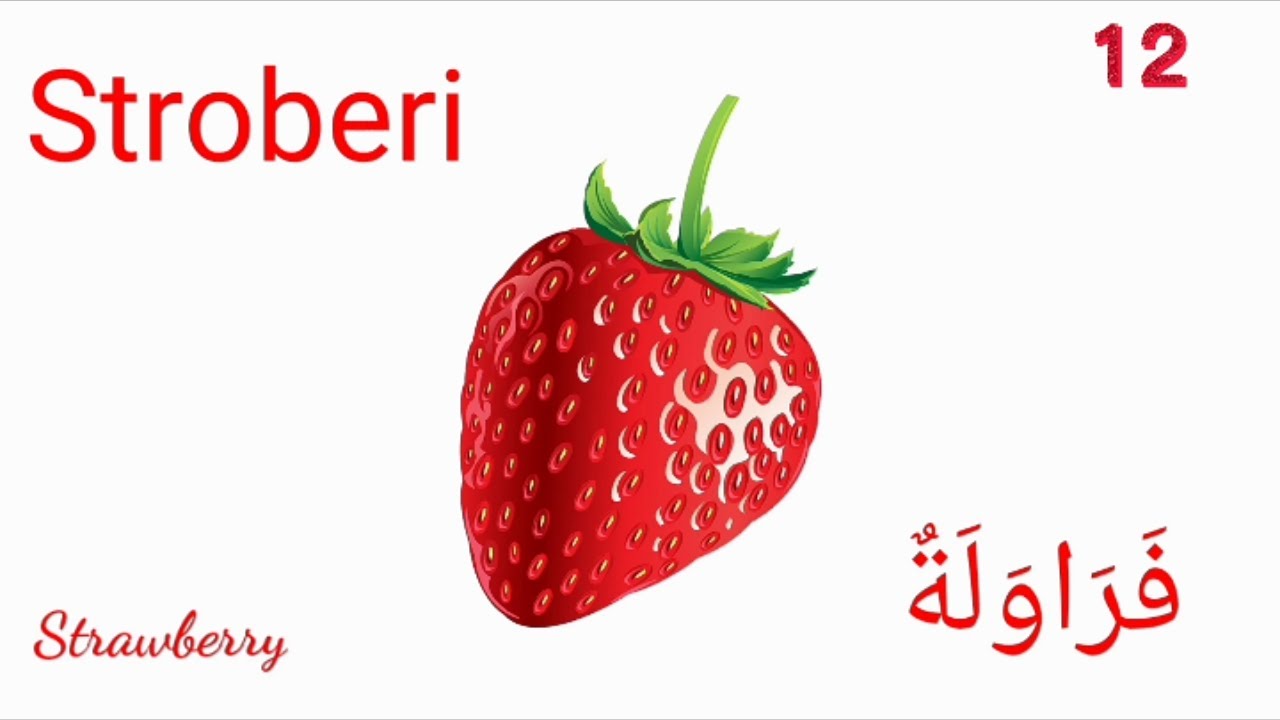 Detail Bahasa Arab Buah Strawberry Nomer 2