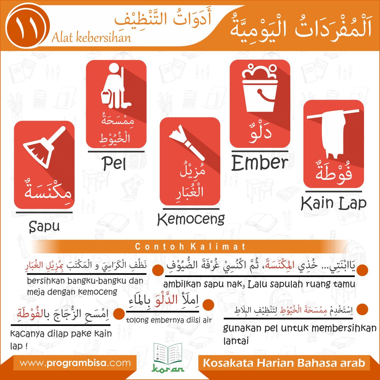 Detail Bahasa Arab Gantungan Baju Nomer 10