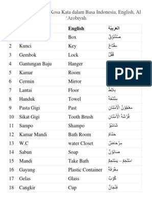 Detail Bahasa Arab Gantungan Baju Nomer 40